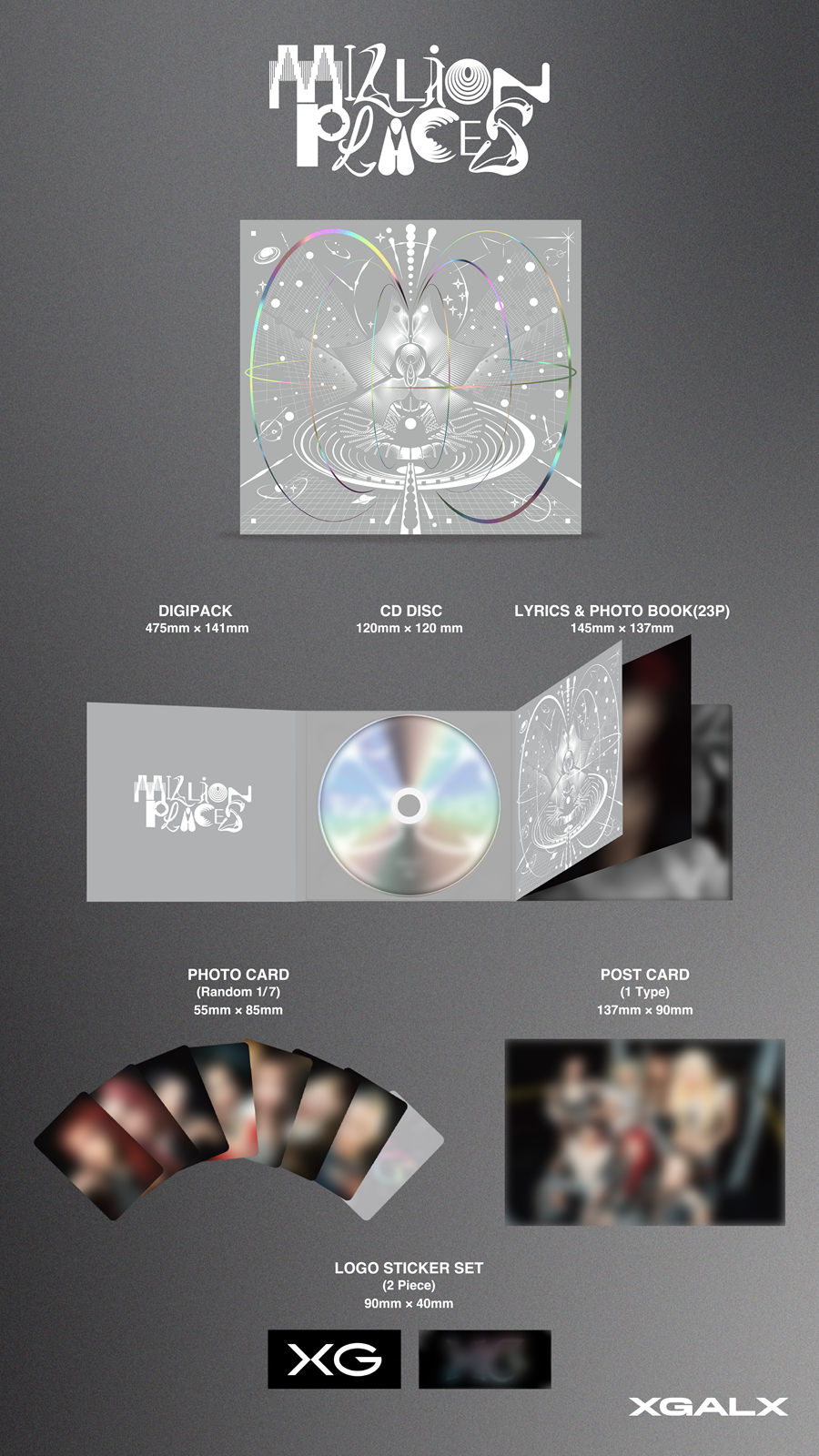 *PRE-ORDER* XG - Million Places (6th Single Album)