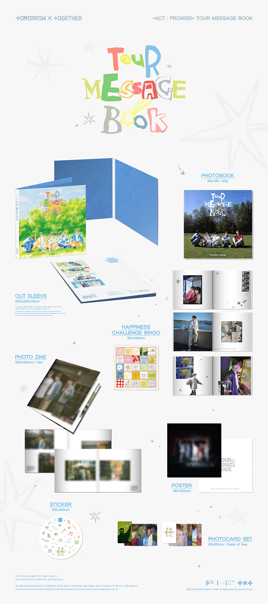 TOMORROW X TOGETHER (TXT) - ACT: PROMISE TOUR MESSAGE BOOK