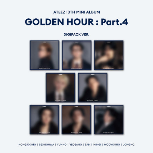 BBANGYA | ATEEZ - Golden Hour Pt. 4 (13th Mini Album) [Digipack Ver.]