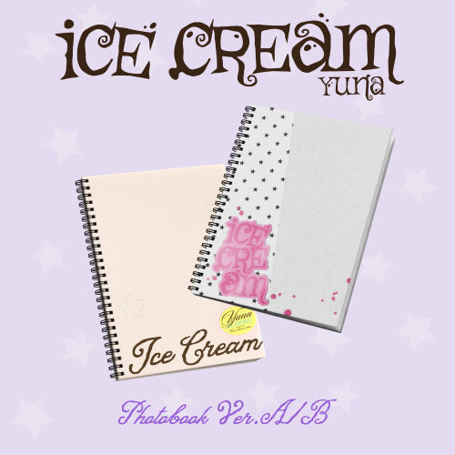 Yuna – Ice Cream [Icecream Ver.] 1° Mini Album (Pre-Ordine) – CD + 21 Cartoline + 2 Photocard Random + Gift