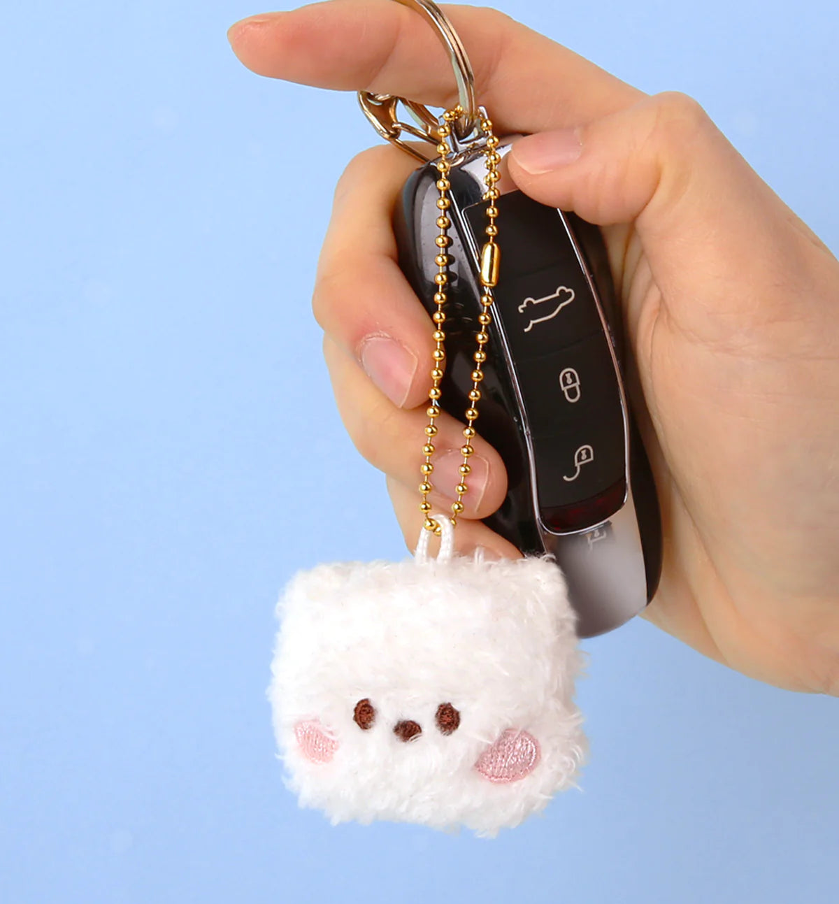 BTS - BT21 Minini Plush Face Keyring