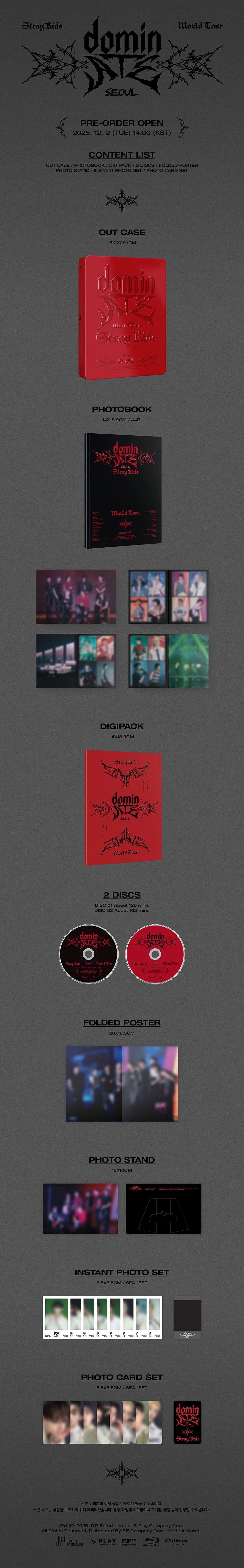 STRAY KIDS - DOMINATE SEOUL WORLD TOUR BLU-RAY