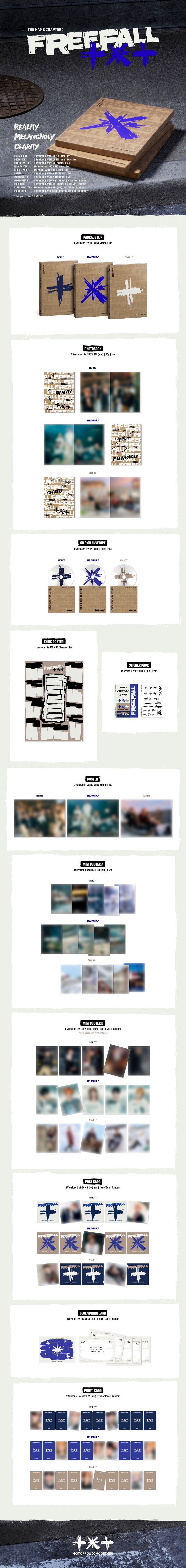 TOMORROW X TOGETHER (TXT) - The Name Chapter: Freefall (5th Studio Album)