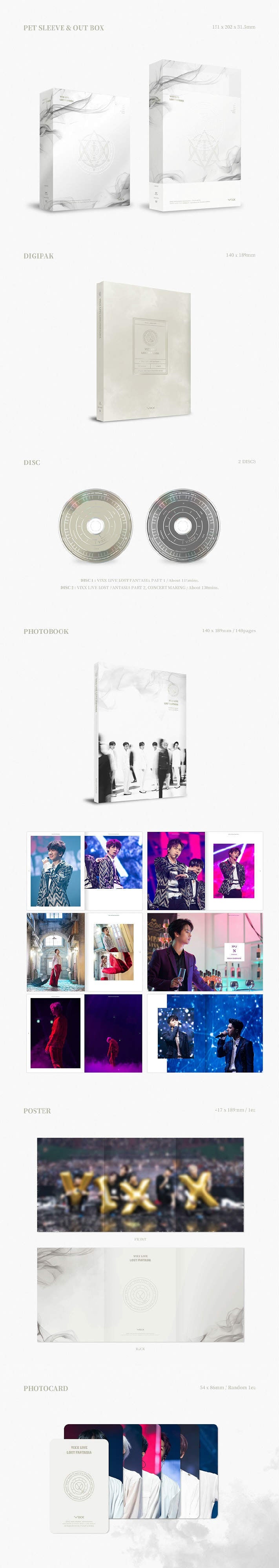 VIXX - LIVE LOST FANTASIA DVD