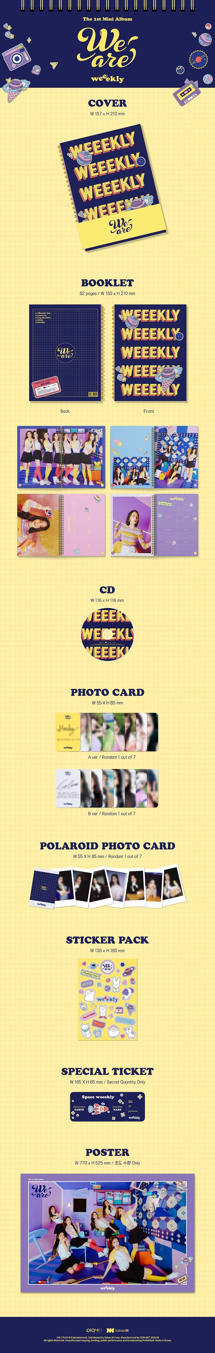 WEEEKLY - We Are (1st Mini Album)