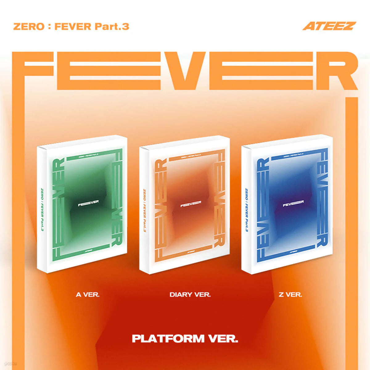 BBANGYA | ATEEZ - ZERO: Fever Part 3 Mini Record Gift [Platform Ver.]