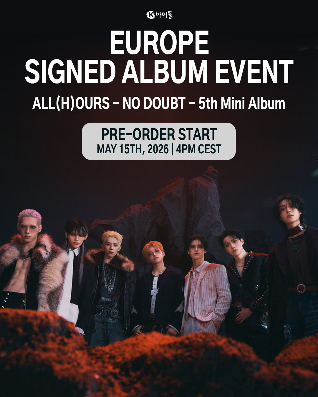 *PRE-ORDER* [LUCKY DRAW/SIGNED EUROPE EVENT] ALL(H)OURS - NO DOUBT (5th Mini Album)