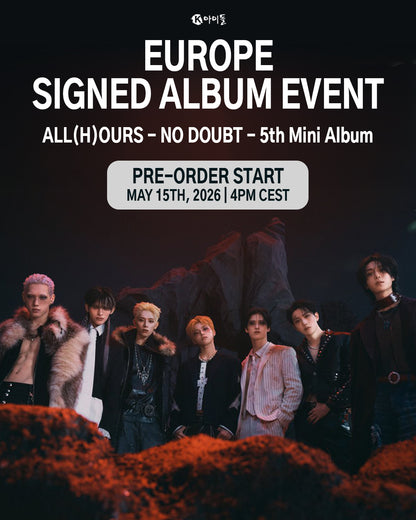 *PRE-ORDER* [LUCKY DRAW/SIGNED EUROPE EVENT] ALL(H)OURS - NO DOUBT (5th Mini Album)