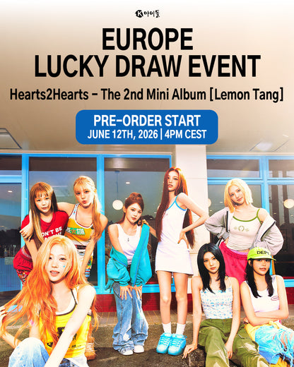 *PRE-ORDER* [EUROPE LUCKY DRAW/SIGNED EVENT] HEARTS2HEARTS - LEMON TANG (2nd Mini Album) [Photobook Ver.]