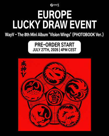 *PRE-ORDER* [EUROPE LUCKY DRAW/SIGNED EVENT] WAYV - Vision Wings [8th Mini Album]