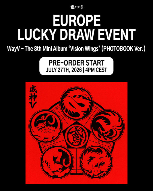 *PRE-ORDER* [EUROPE LUCKY DRAW/SIGNED EVENT] WAYV - Vision Wings [8th Mini Album]