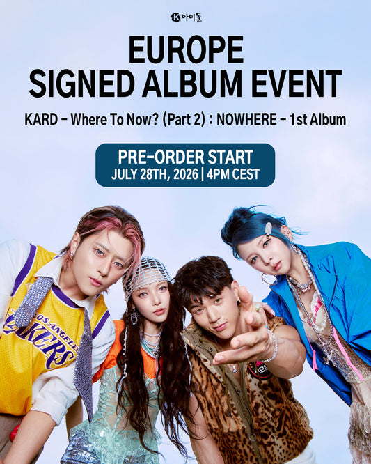 *PRE-ORDER* [EUROPE LUCKY DRAW/SIGNED EVENT] KARD - Where To Now? (Part 2): Nowhere
