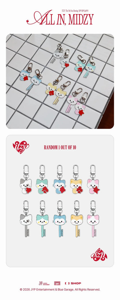 *PRE-ORDER* ITZY - [ALL IN, MIDZY | 5th Fan Meeting] TWINZY Secret Metal Charm