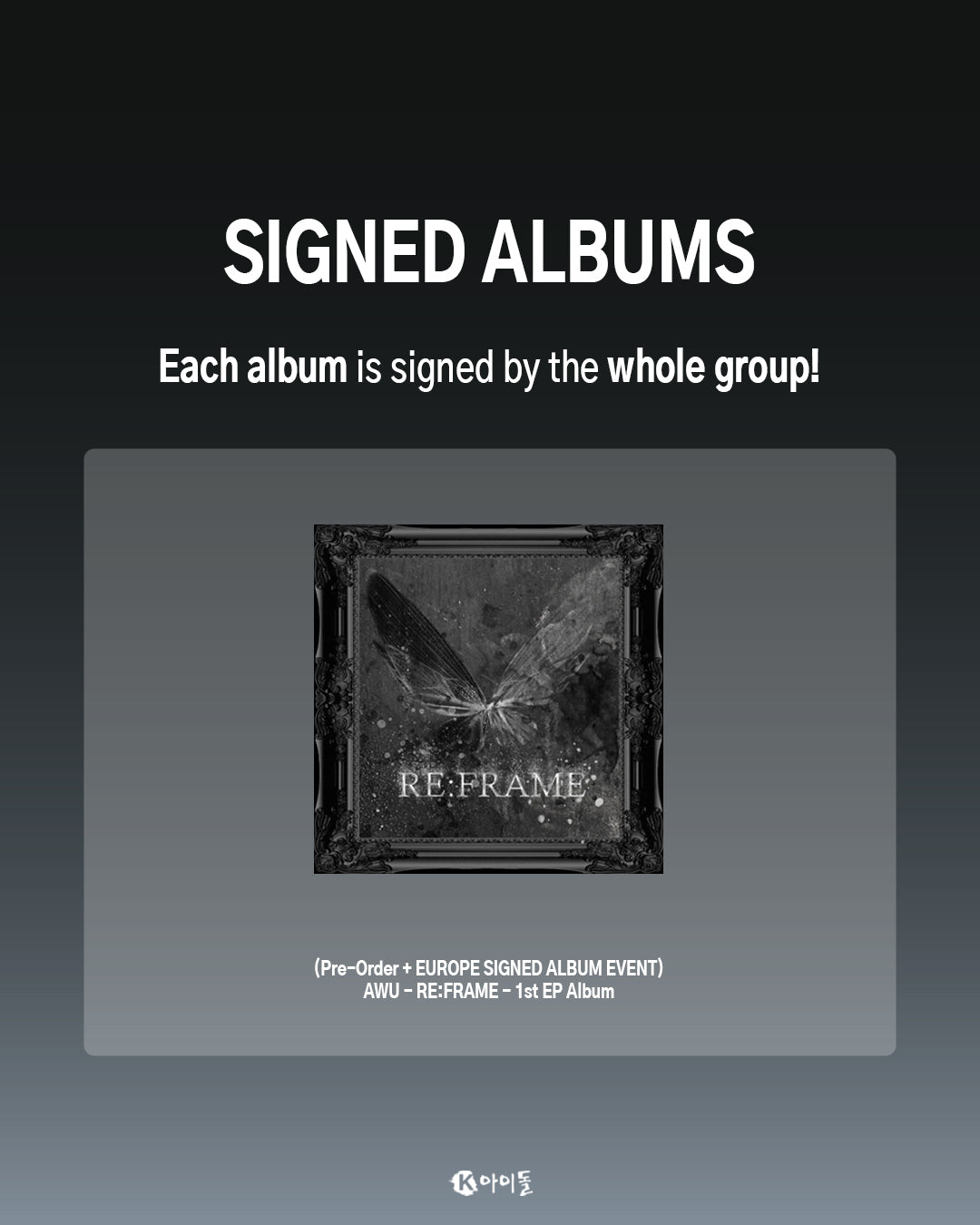 [LUCKY DRAW/SIGNED] AWU - Re:Frame