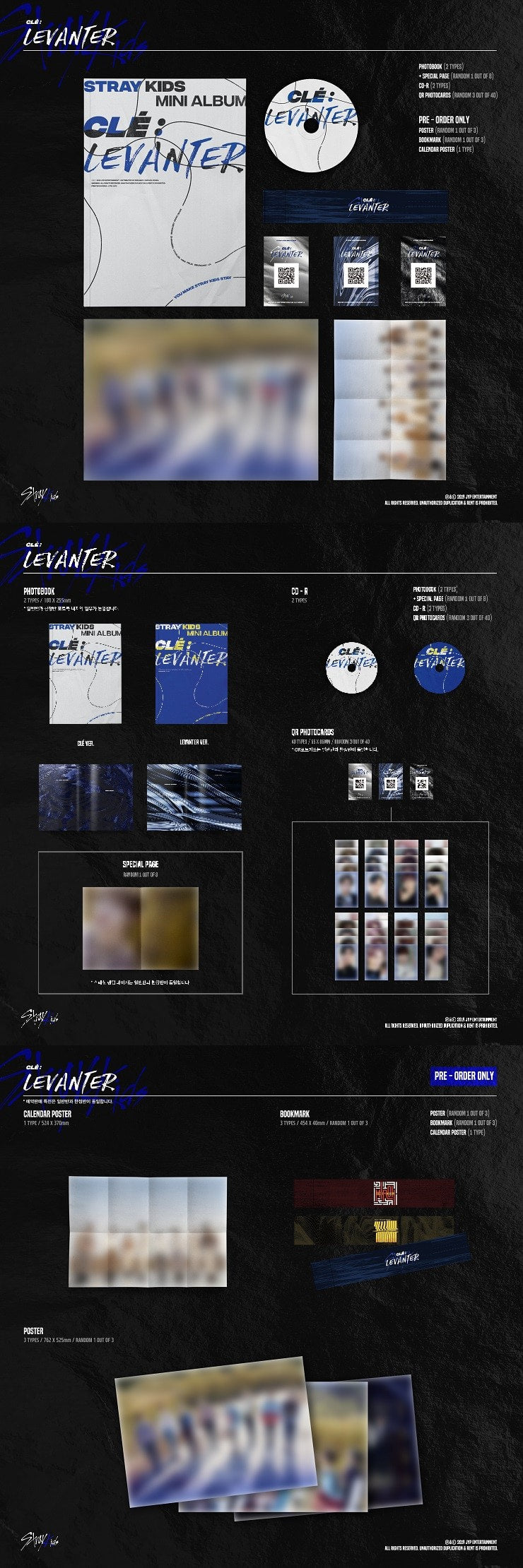 STRAY KIDS - Clé: Levanter (5th Mini Album)