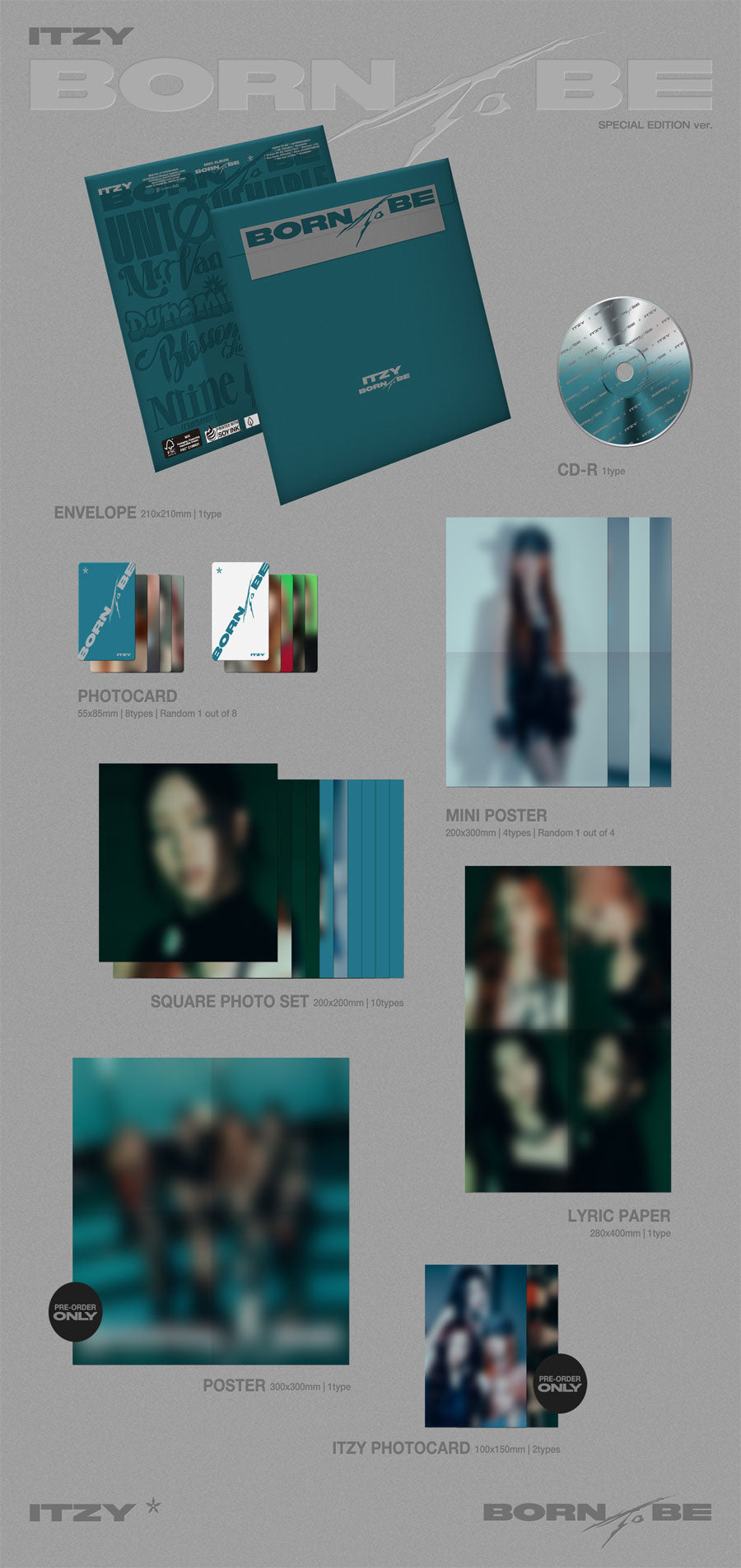 BBANGYA | ITZY - BORN TO BE (2nd Studio Album) [Special Edition Mr