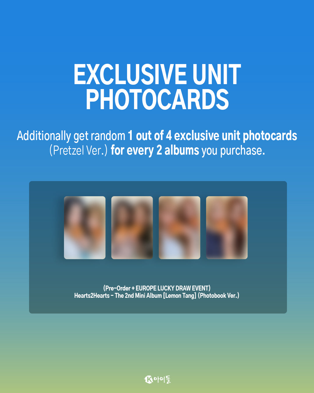*PRE-ORDER* [EUROPE LUCKY DRAW/SIGNED EVENT] HEARTS2HEARTS - LEMON TANG (2nd Mini Album) [Photobook Ver.]