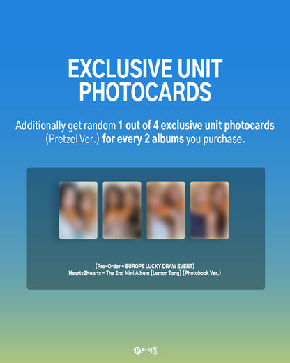 *PRE-ORDER* [EUROPE LUCKY DRAW/SIGNED EVENT] HEARTS2HEARTS - LEMON TANG (2nd Mini Album) [Photobook Ver.]