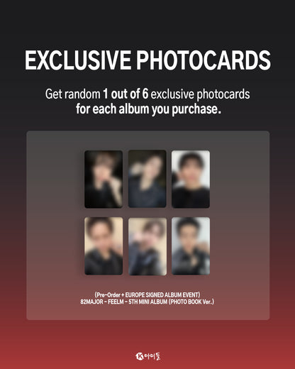 *PRE-ORDER* [LUCKY DRAW/SIGNED] 82MAJOR - FEELM [Photobook Ver.]