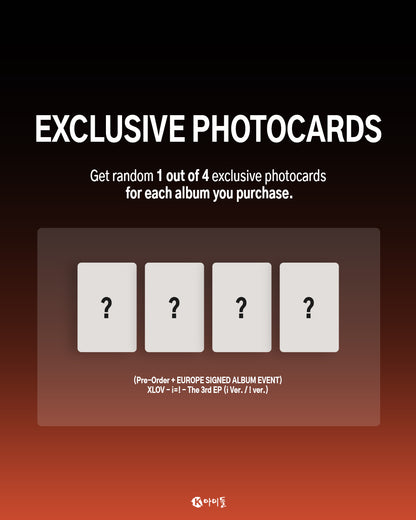 *PRE-ORDER* [EUROPE LUCKY DRAW/SIGNED] XLOV - i=!