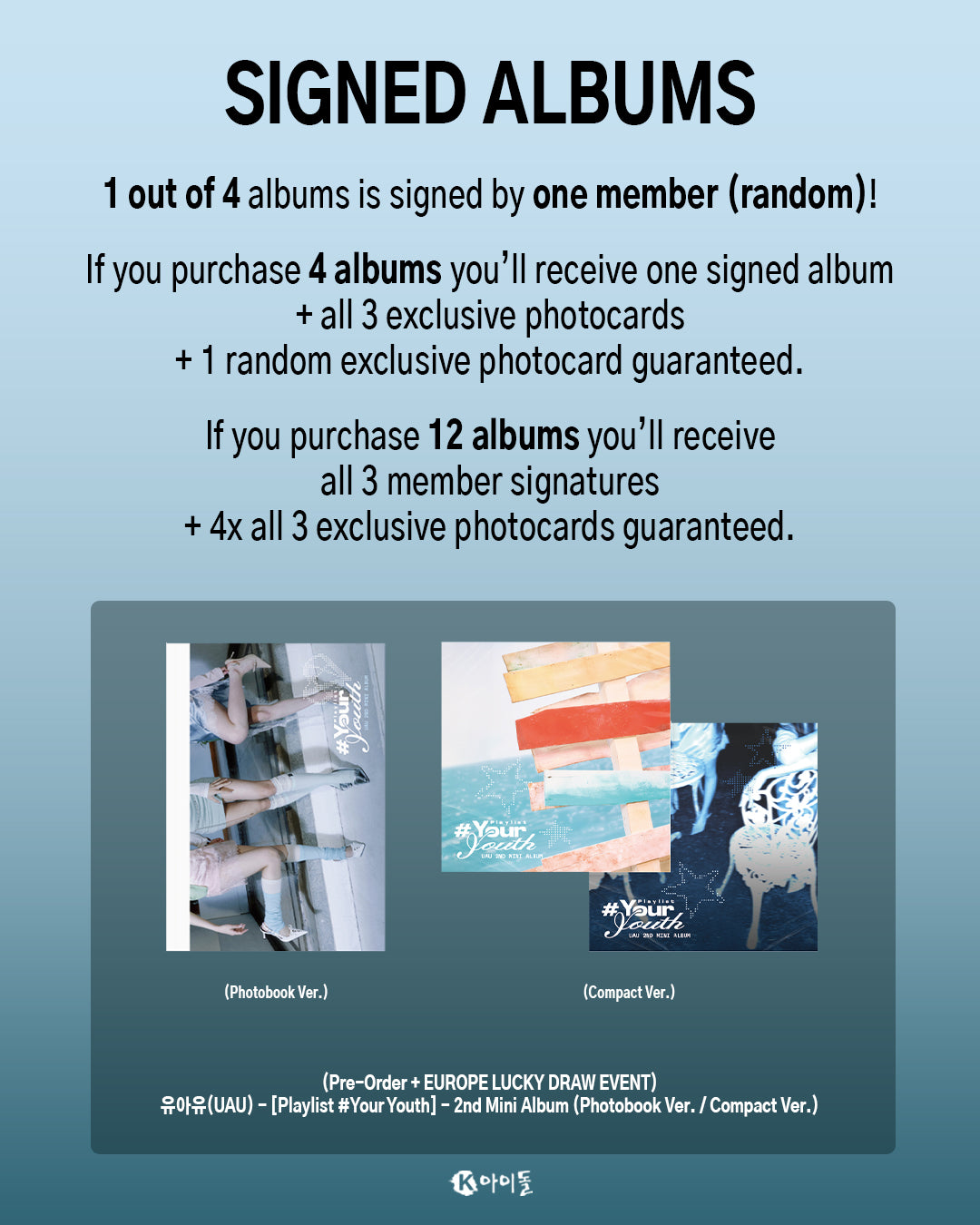 [LUCKY DRAW/SIGNED] UAU - Playlist #Your Youth [2nd Mini Album]