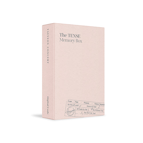 *PRE-ORDER* TAEYEON - The Tense Memory Box [Digital Code Ver.]