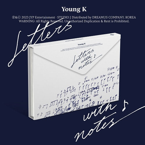 DAY6 YOUNG K - Letters with notes (1st Studio Album)