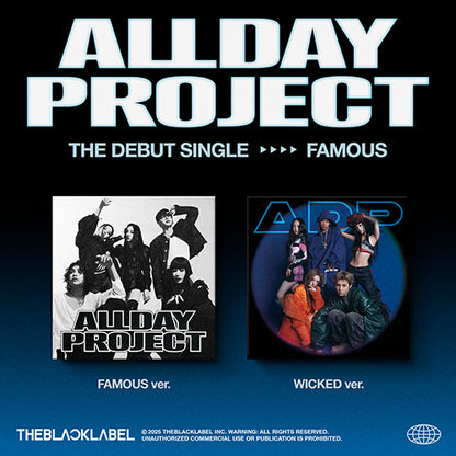 *PRE-ORDER* ALL DAY PROJECT - FAMOUS (1st Single Album)