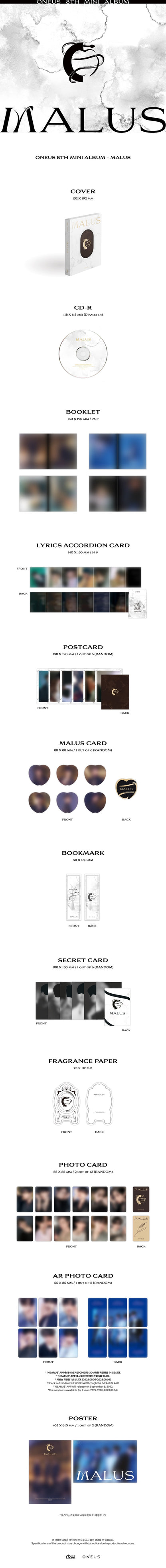 ONEUS - MALUS [Main Ver.] (8th Mini Album)