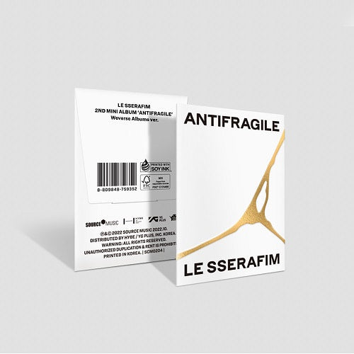 LE SSERAFIM - ANTIFRAGILE (2nd Mini Album) [Weverse Album Ver.]