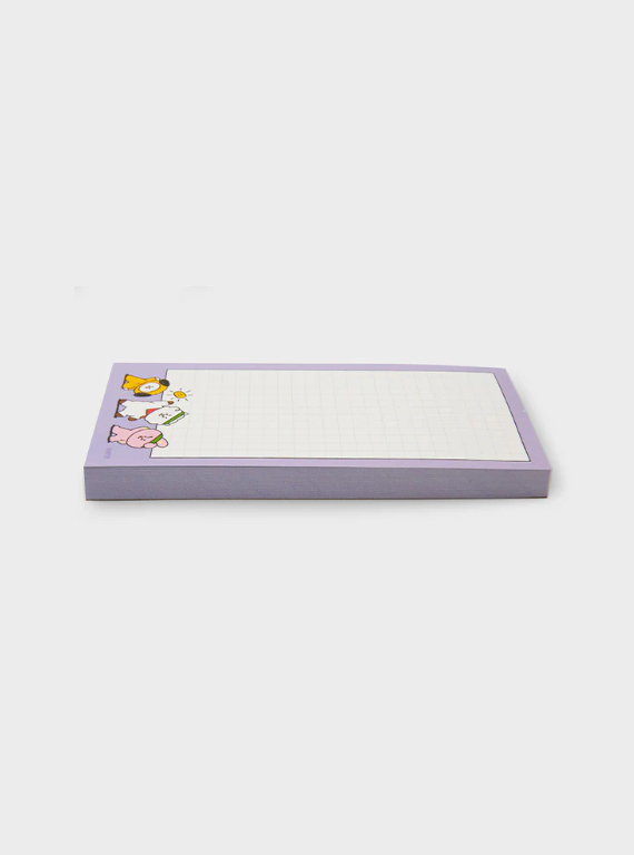 LINE FRIENDS OFFICIAL BT21 2024 SEASON'S GREETINGS MEMO NOTEPAD