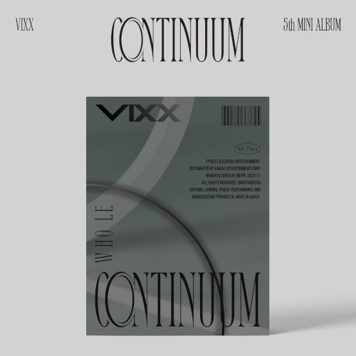 VIXX - CONTINUUM (5th Mini Album)