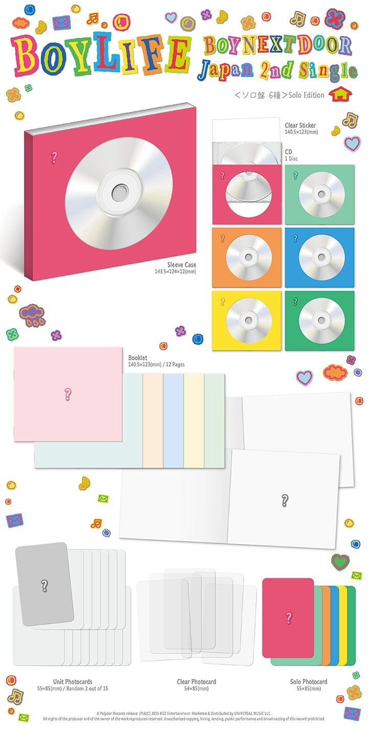 *PRE-ORDER* BOYNEXTDOOR - BOYLIFE (2nd Japanese Single) + POB