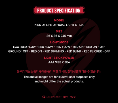 KISS OF LIFE - Official Light Stick