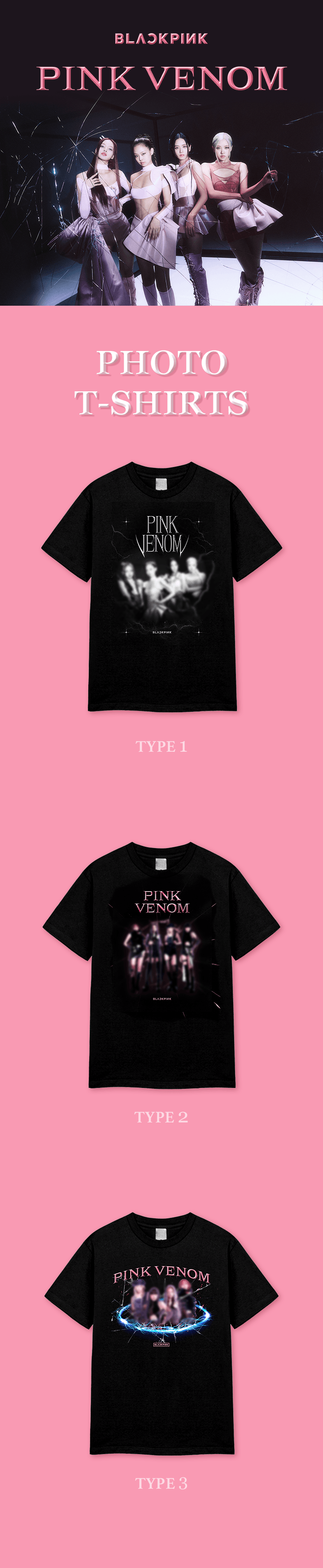 BLACKPINK - PINK VENOM T-SHIRT