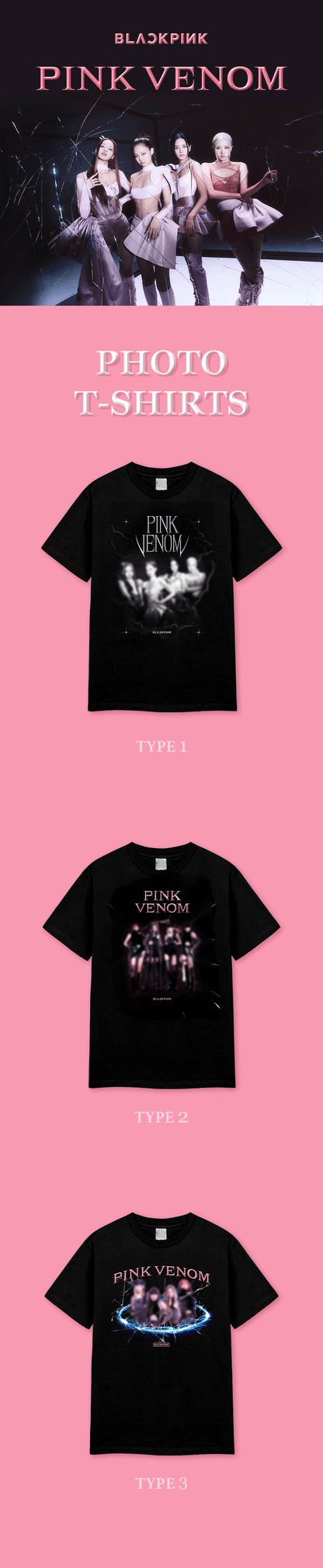 BLACKPINK - PINK VENOM T-SHIRT