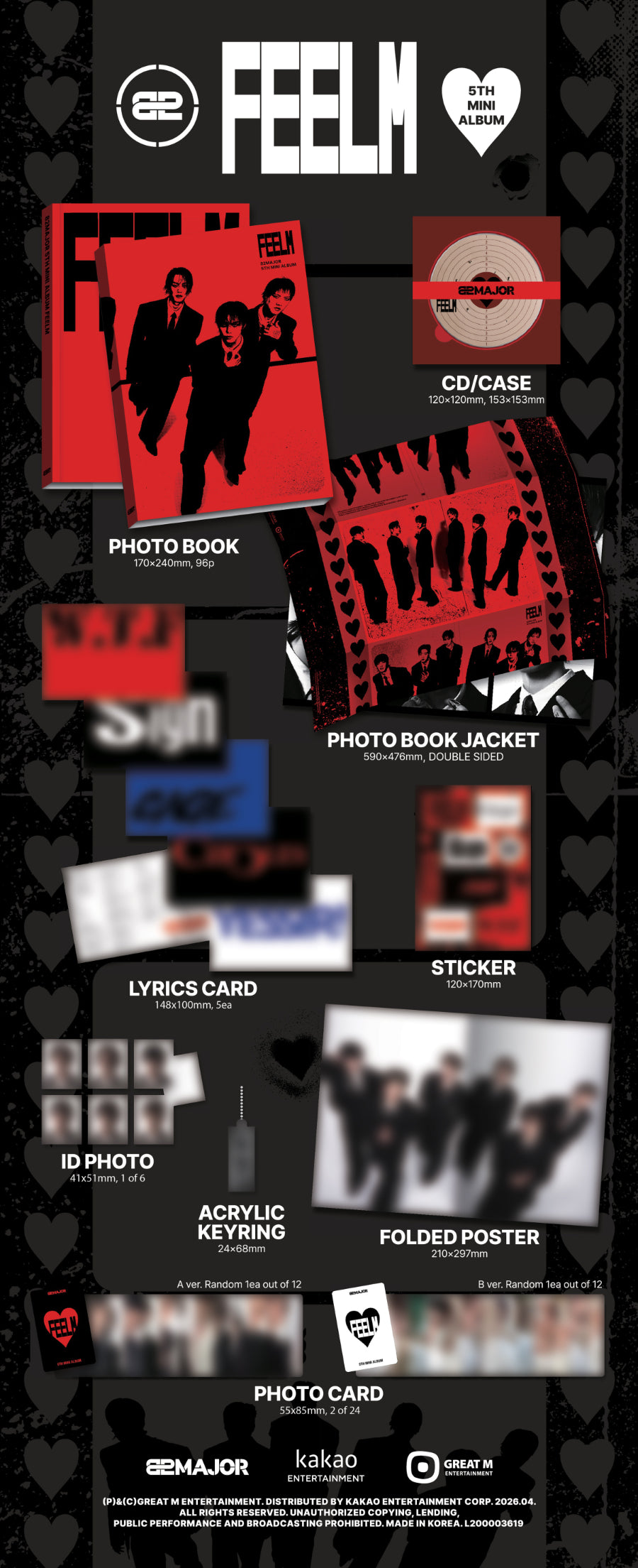 82MAJOR - FEELM [Photobook Ver.]