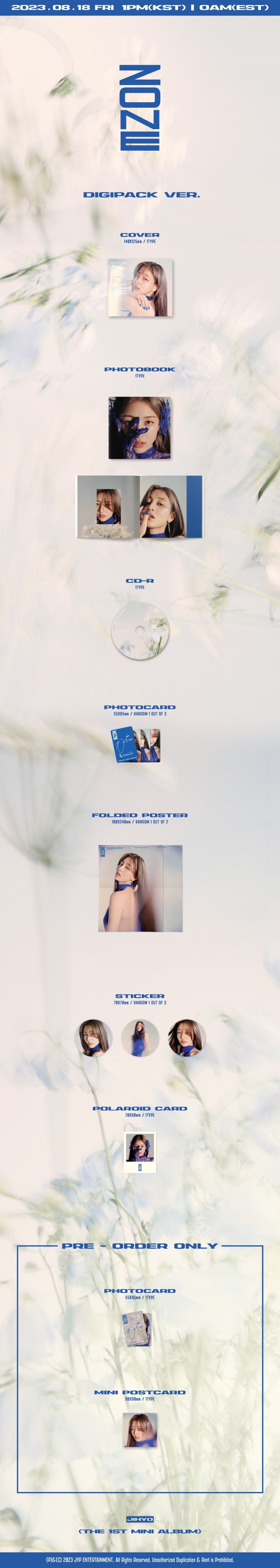 TWICE JIHYO - Zone [Digipack Ver.]