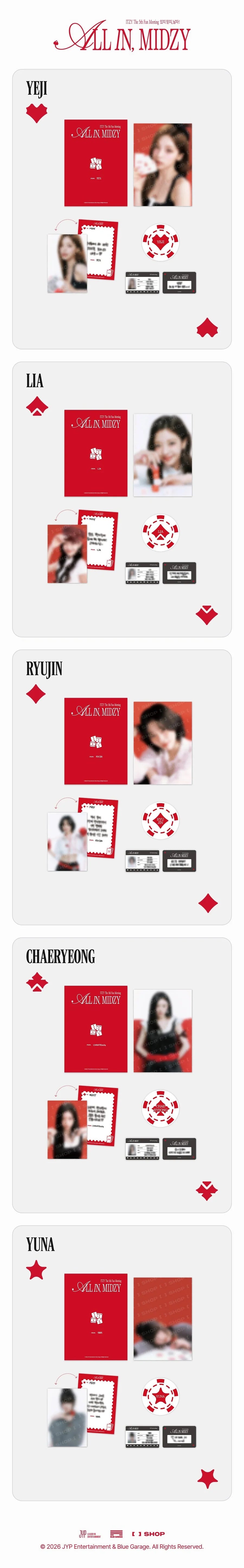 *PRE-ORDER* ITZY - [ALL IN, MIDZY | 5th Fan Meeting] Photo Set