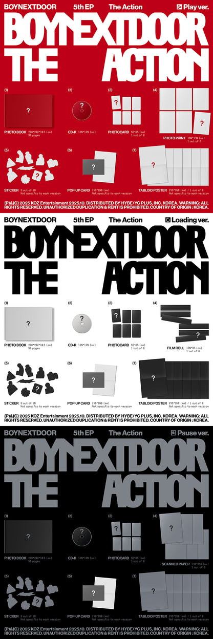 *PRE-ORDER* BOYNEXTDOOR - The Action