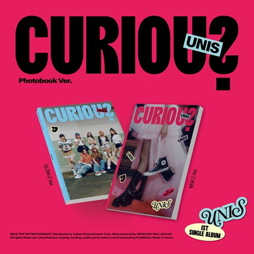 UNIS - CURIOUS [Photobook Ver.] (1st Single Album)