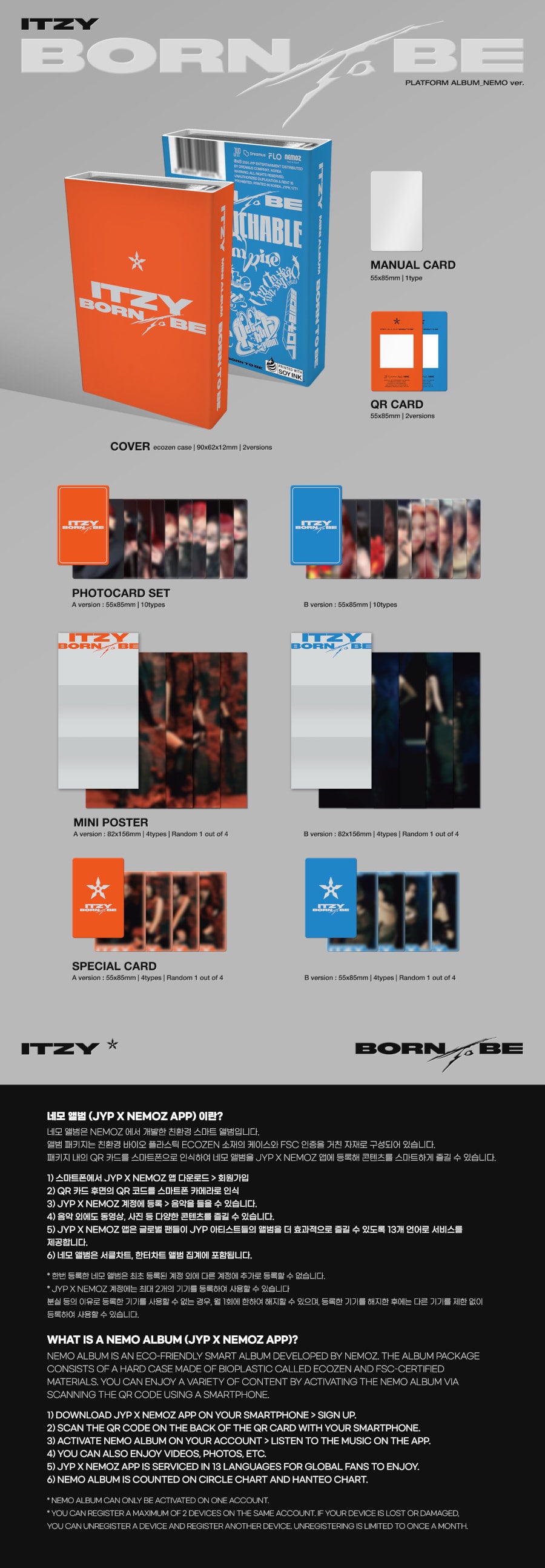 ITZY - BORN TO BE (2nd Studio Album) [Platform Album Nemo Ver.]