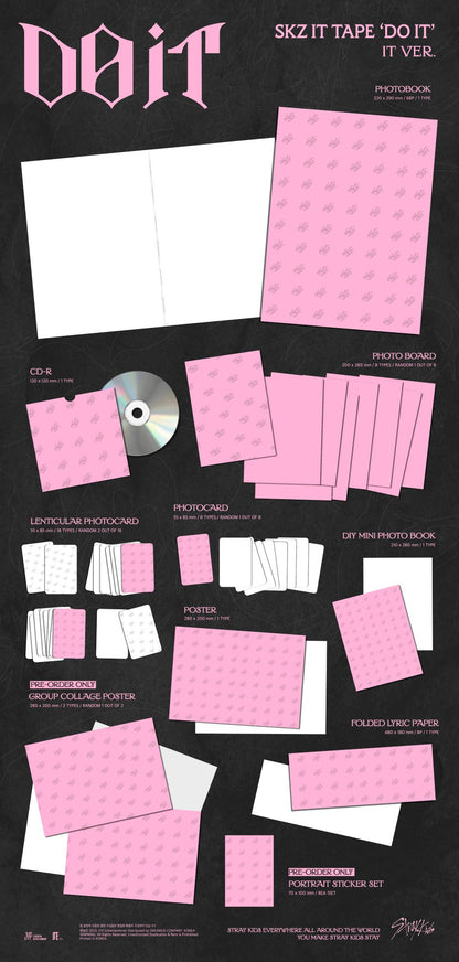 *PRE-ORDER* STRAY KIDS - SKZ IT TAPE: DO IT [IT Ver.] + POB