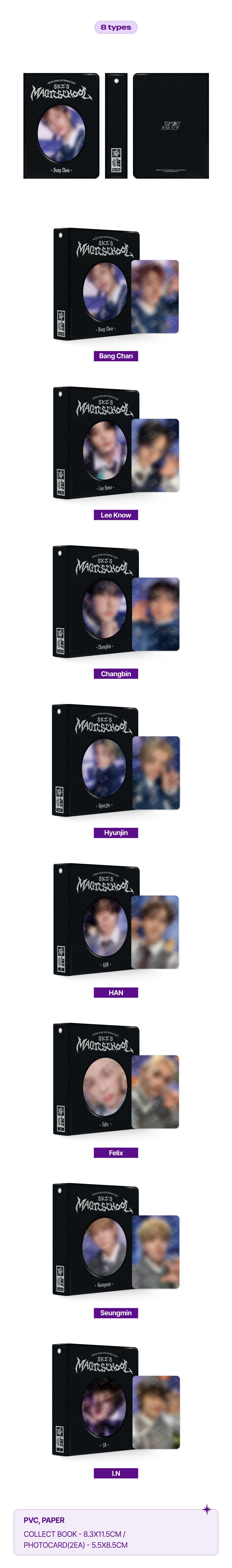 STRAY KIDS 4TH FANMEETING 'SKZ'S MAGIC SCHOOL': Collect Book