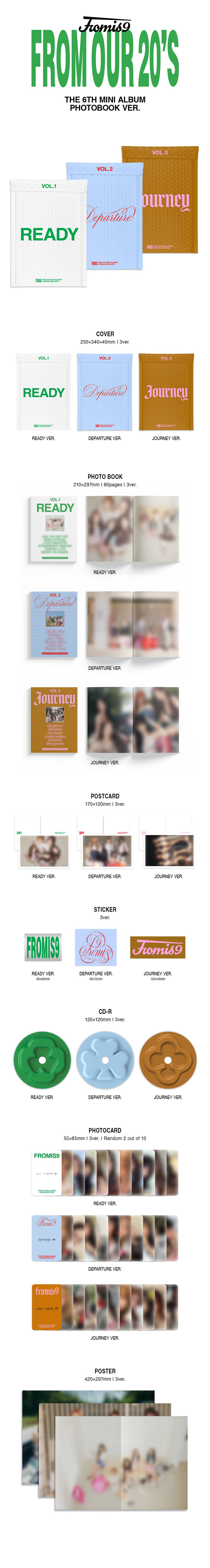 *PRE-ORDER* FROMIS_9 - From Our 20s (6th Mini Album) [Photobook Ver.]