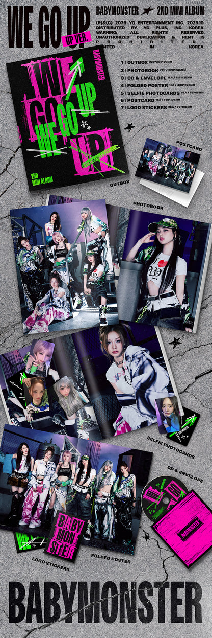 *PRE-ORDER* BABYMONSTER - We Go Up (2nd Mini Album) [UP Ver.]