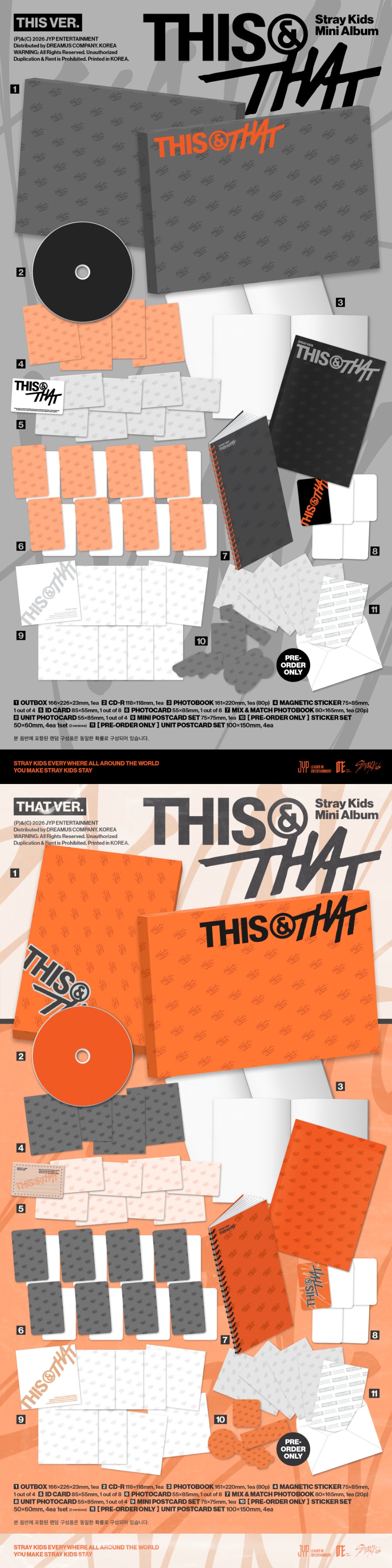 *PRE-ORDER* STRAY KIDS - THIS & THAT (This/That Ver.) + POB OPTION