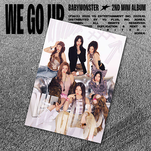 *PRE-ORDER* BABYMONSTER - We Go Up (2nd Mini Album) [Postcard Ver.]