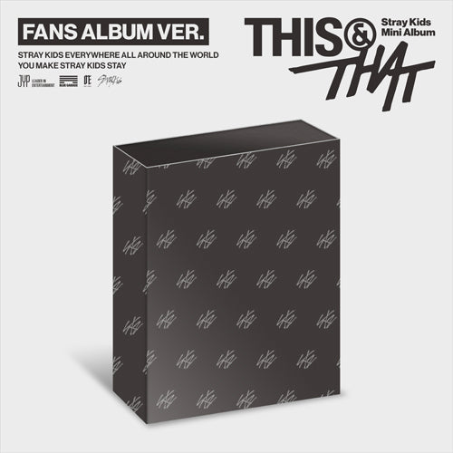 *PRE-ORDER* STRAY KIDS - THIS & THAT (Fans Ver.) + POB OPTION