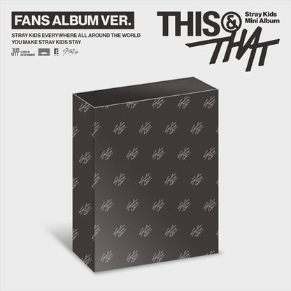 *PRE-ORDER* STRAY KIDS - THIS & THAT (Fans Ver.) + POB OPTION